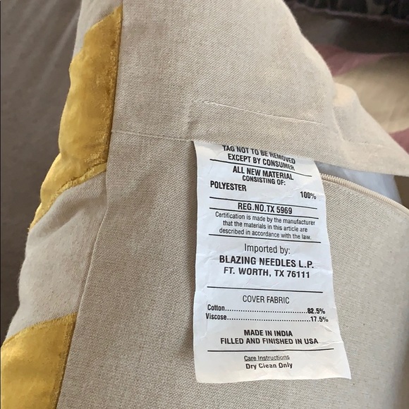 New gold starburst MCM Art Deco pillow+cover 18x18 - Picture 4 of 4